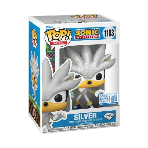 Sonic The Hedgehog - Silver (Diamond Collection) #1103 Funko Pop!