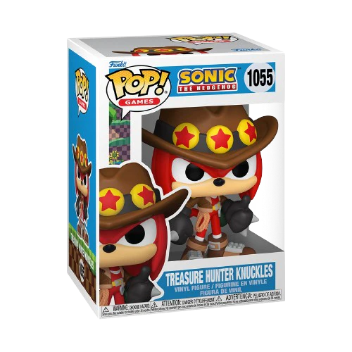 Sonic The Hedgehog - Treasure Hunter Knuckles #1055 Funko Pop!