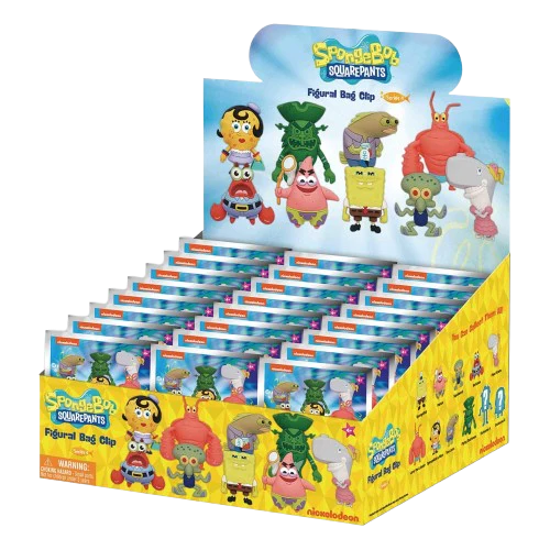 Spongebob Squarepants - Nickelodeon Classics Series 4: 3D Character Bag Clip Blind Bag - Image 2
