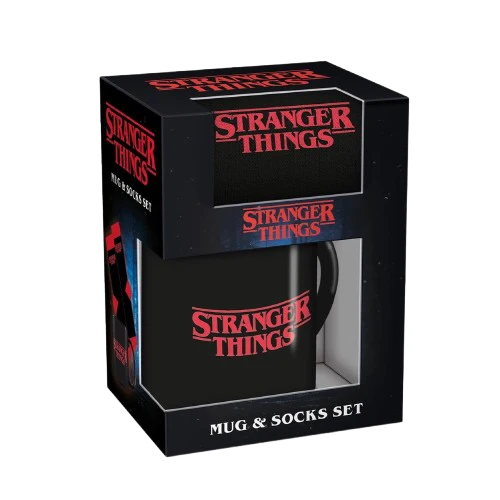 Stranger Things - Logo Mug & Sock Set