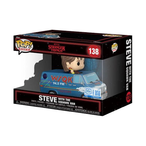 Stranger Things - Steve with Squawk Van #138 Funko Pop!
