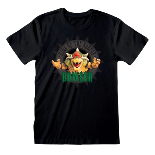Super Mario - Bowser Circle T-Shirt - Image 3