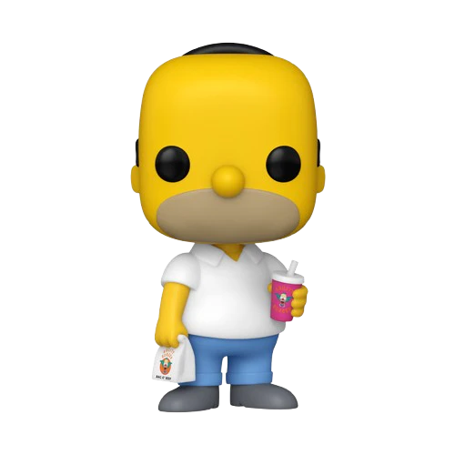 The Simpsons - Homer Simpson with Krusty Burger #1737 Funko Pop! - Image 2