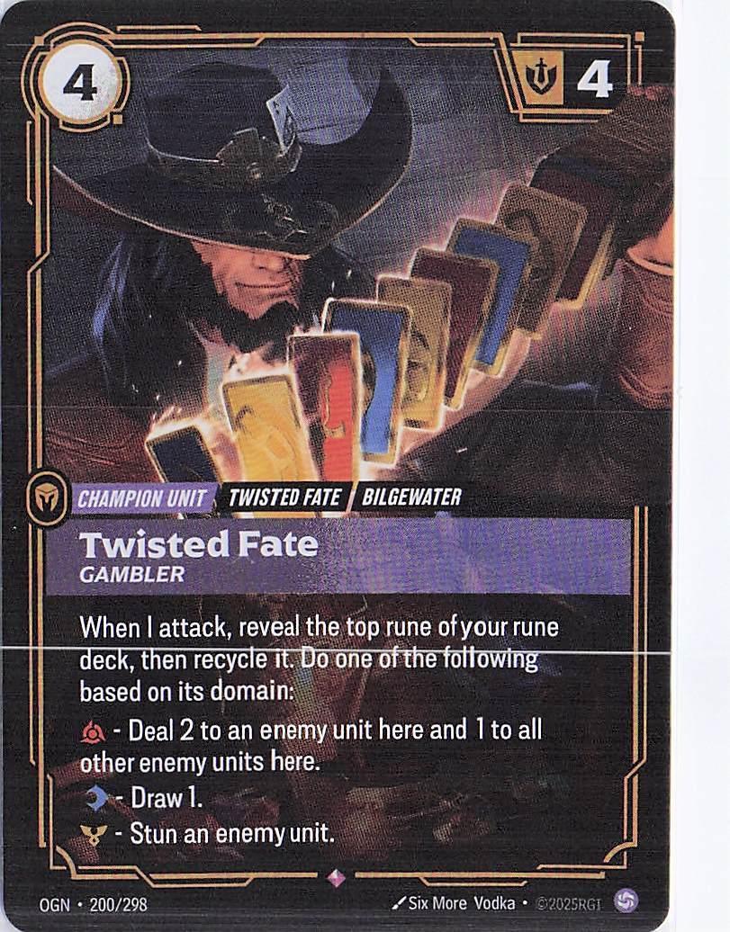 Twisted Fate, Gambler 200/298