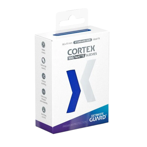 Ultimate Guard - Blue Matte Cortex Sleeves Standard Size (100)