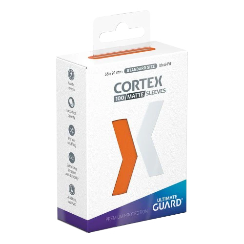 Ultimate Guard - Orange Matte Cortex Sleeves Standard Size (100)