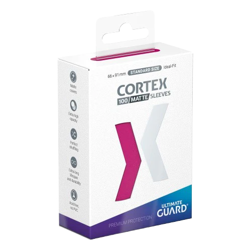 Ultimate Guard - Pink Matte Cortex Sleeves Standard Size (100)