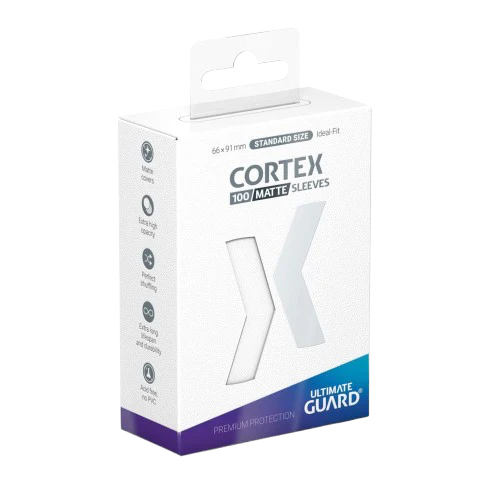 Ultimate Guard - White Matte Cortex Sleeves Standard Size (100)