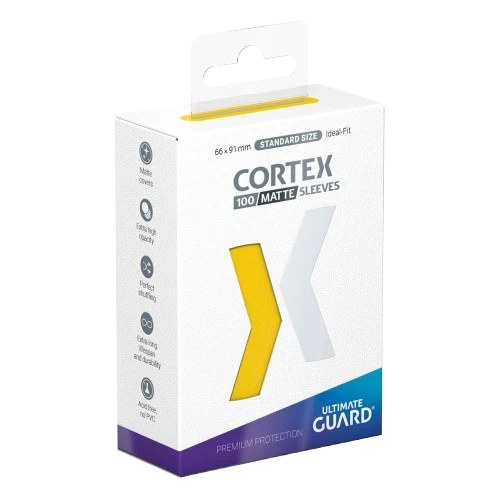 Ultimate Guard - Yellow Matte Cortex Sleeves Standard Size (100)