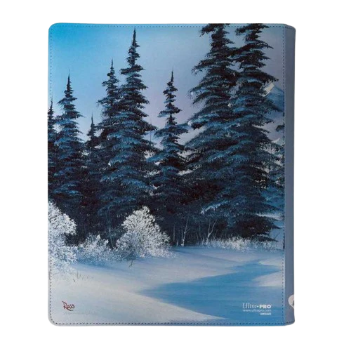 Ultra Pro - Bob Ross Winter Paradise 9-Pocket Zippered PRO-Binder - Image 2