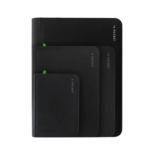 Vault X - Black 16 Pocket Exo-Tec Zip Binder - Image 2