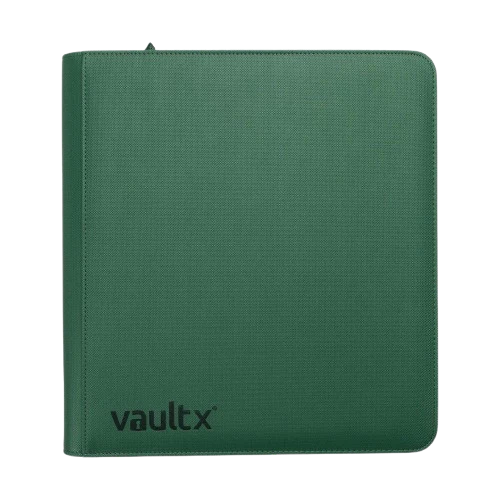 Vault X - Metallic Green 12 Pocket Zip Binder