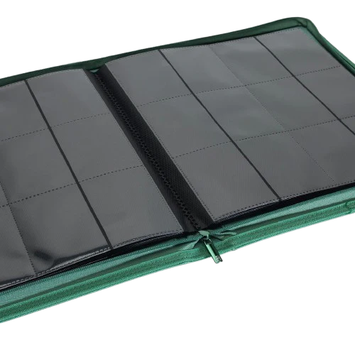 Vault X - Metallic Green 12 Pocket Zip Binder - Image 2