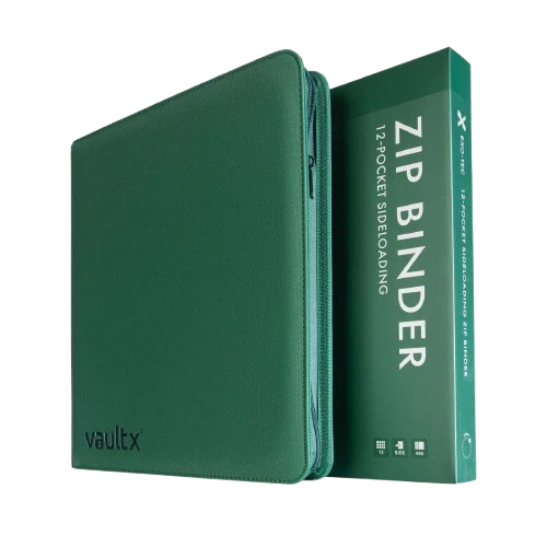 Vault X - Metallic Green 12 Pocket Zip Binder - Image 4