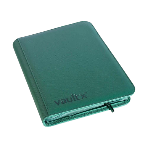 Vault X - Metallic Green 9 Pocket Zip Binder