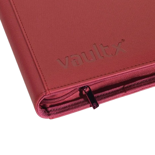 Vault X - Metallic Red 12 Pocket Zip Binder - Image 3