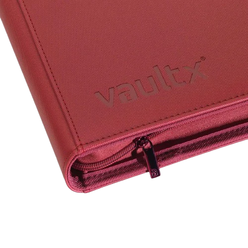 Vault X - Metallic Red 9 Pocket Zip Binder - Image 3