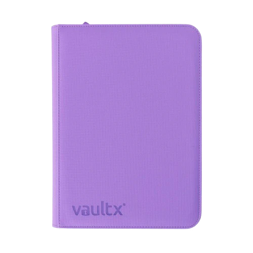 Vault X - Purple 9 Pocket Zip Binder