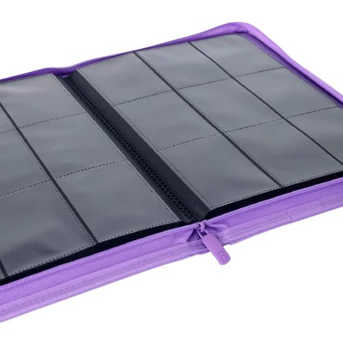 Vault X - Purple 9 Pocket Zip Binder - Image 2