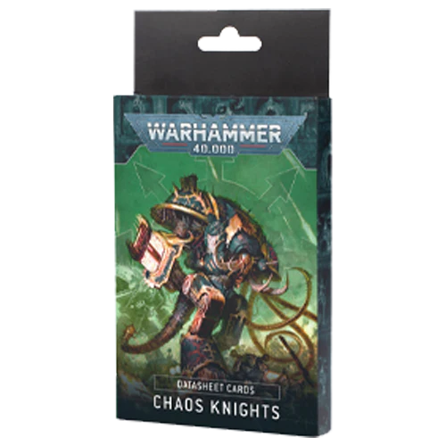 Warhammer 40k - Chaos Knights Datasheet Cards
