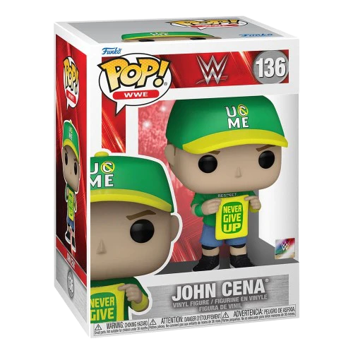 WWE - John Cena (Never Give Up) #136 Funko Pop!