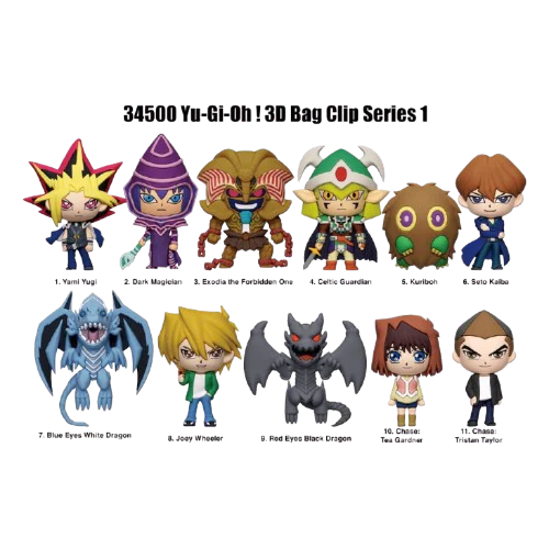 Yu-Gi-Oh! - Series 1: 3D Character Bag Clip Blind Bag - Image 2